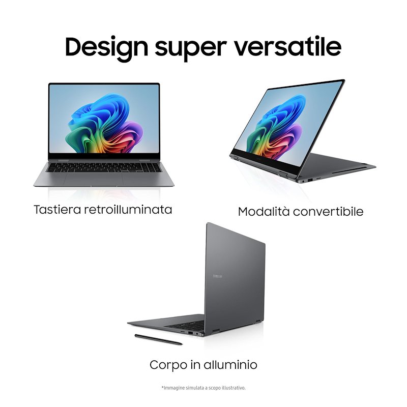 Samsung Galaxy Book5 Pro 360 16'' 16/ 512GB Gray