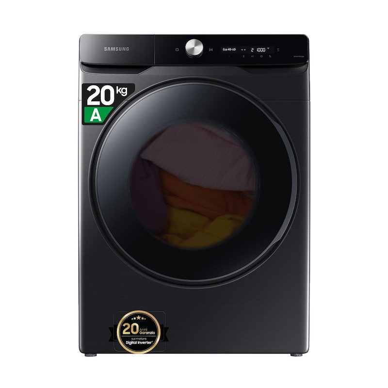 Samsung Lavatrice 20 Kg Wf20dg8650bvu3 Nero