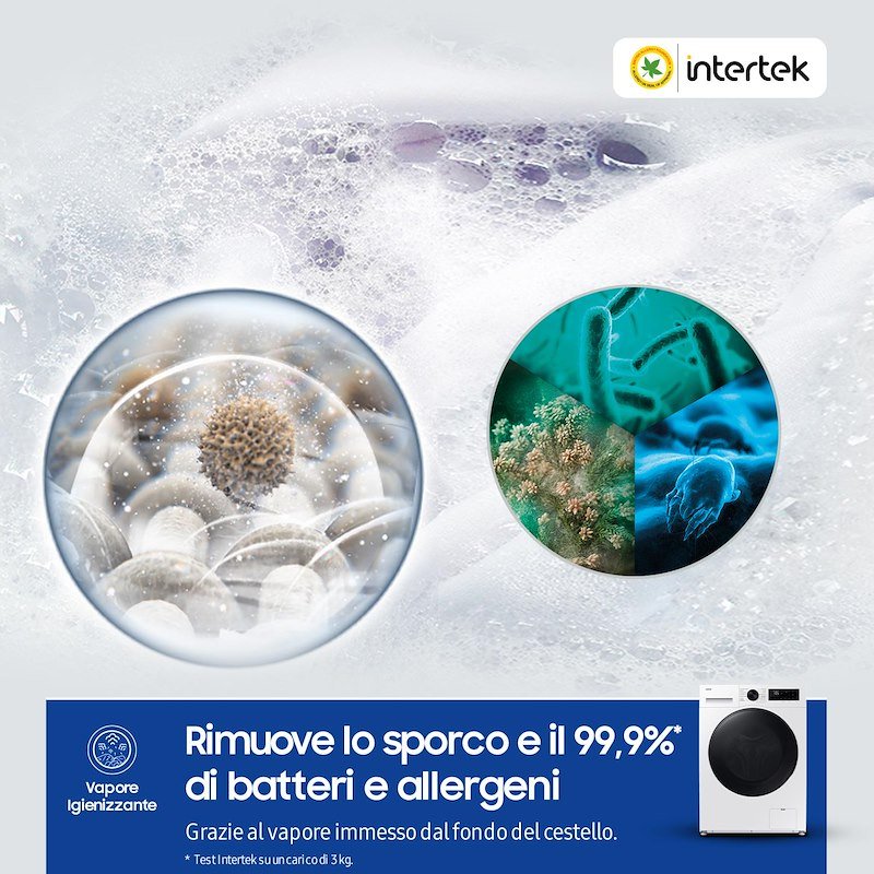 Samsung Lavasciuga 9/5 Kg Crystal Clean Slim Wd90dg5g34beet