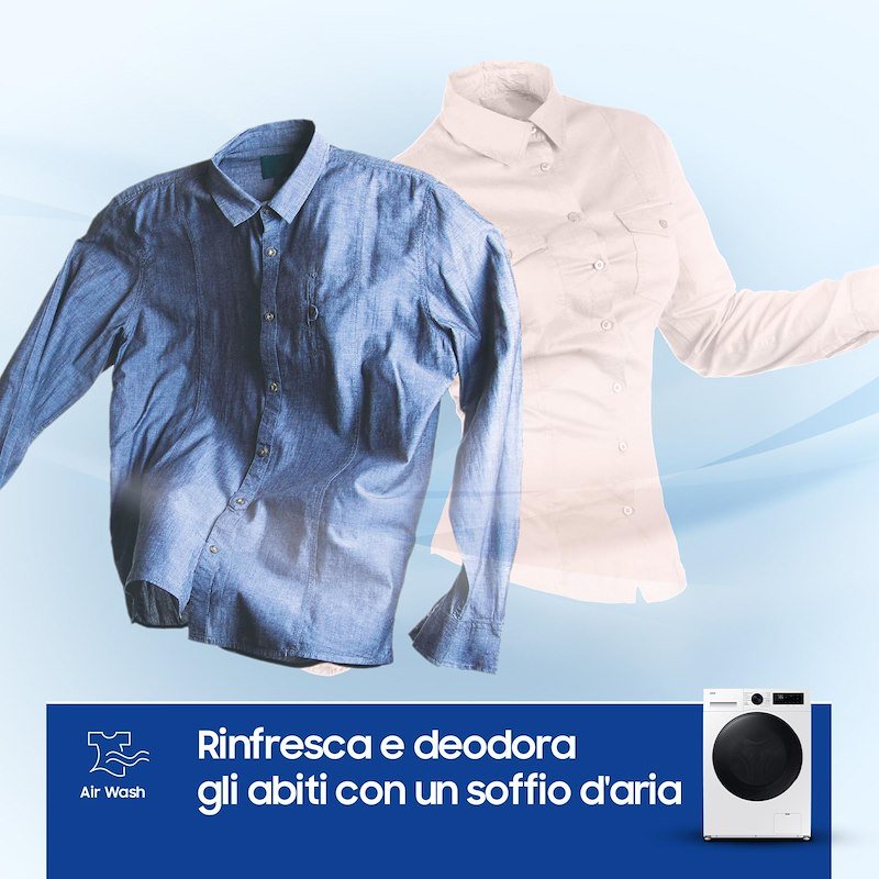 Samsung Lavasciuga 9/5 Kg Crystal Clean Slim Wd90dg5g34beet