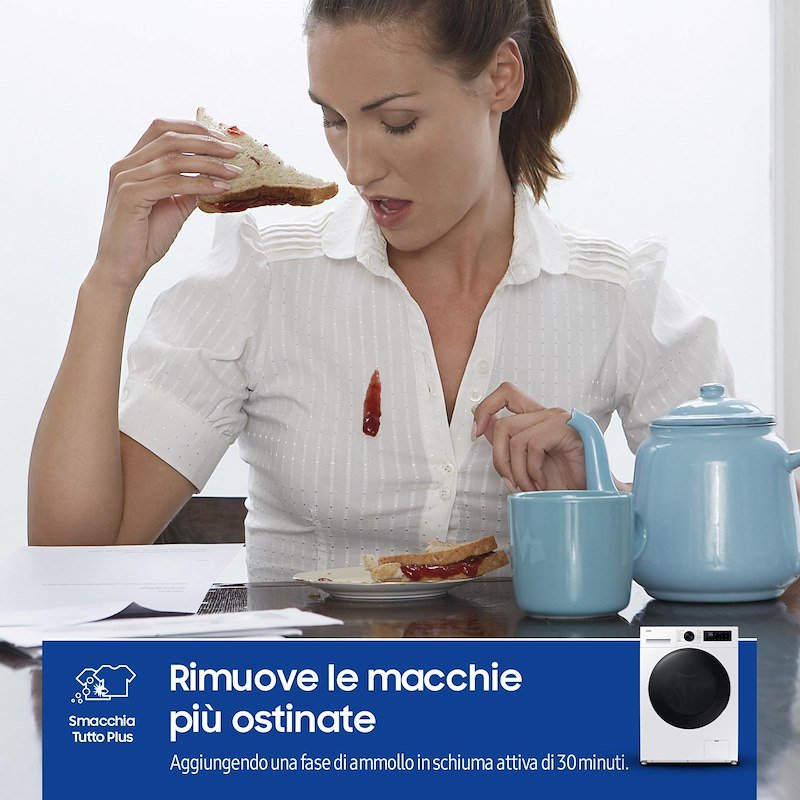 Samsung Lavasciuga 9/5 Kg Crystal Clean Slim Wd90dg5g34beet