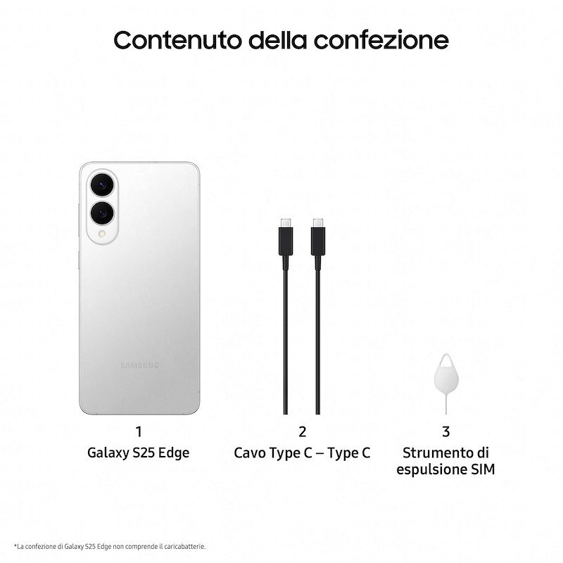 Samsung Galaxy S25 Edge 12/256gb Silver