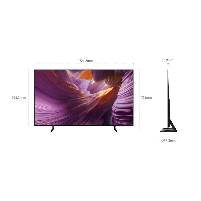Samsung TV OLED 55" Qe55s85fauxzt Graphite Black