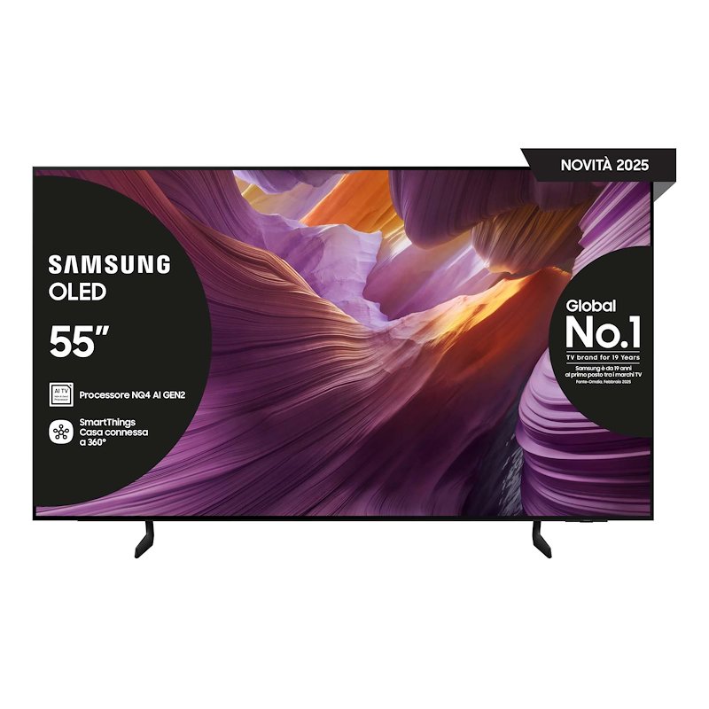 Samsung TV OLED 55" Qe55s85fauxzt Graphite Black