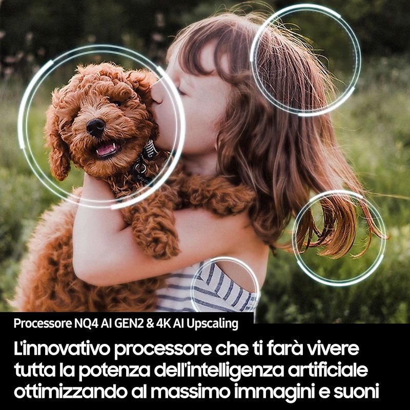 Samsung TV MINI LED 75" Qe75qn70fauxzt Black