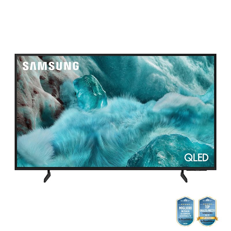 Samsung TV Qled 43" Qe43q7faauxzt Black