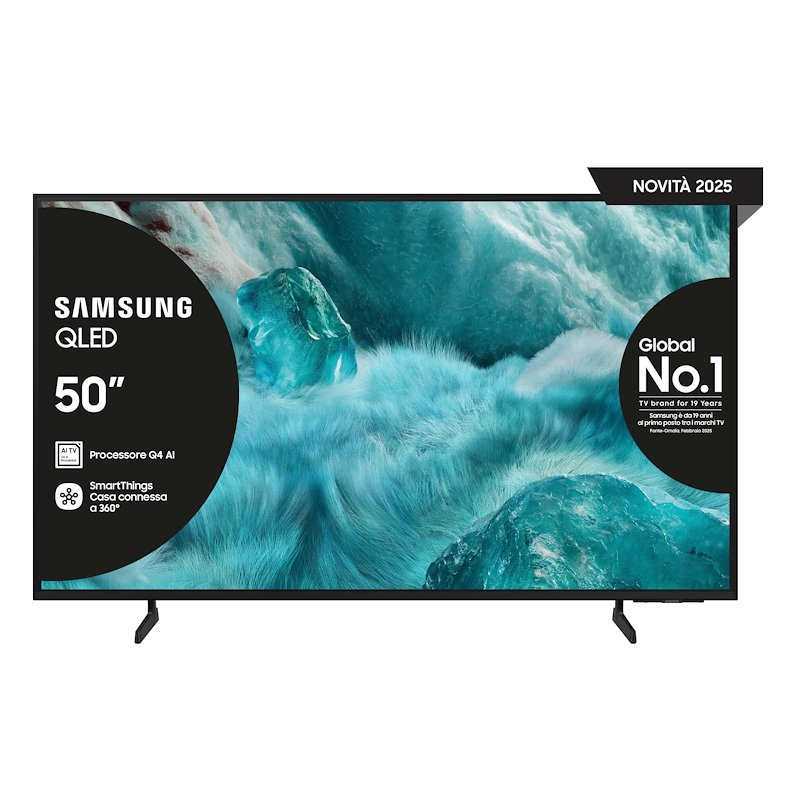 Samsung TV Qled 50" Qe50q7faauxzt Black