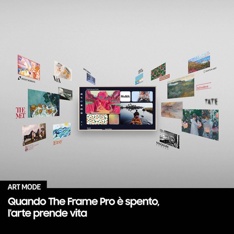 Samsung TV QLED 65" The Frame Qe65ls03fwuxzt Black