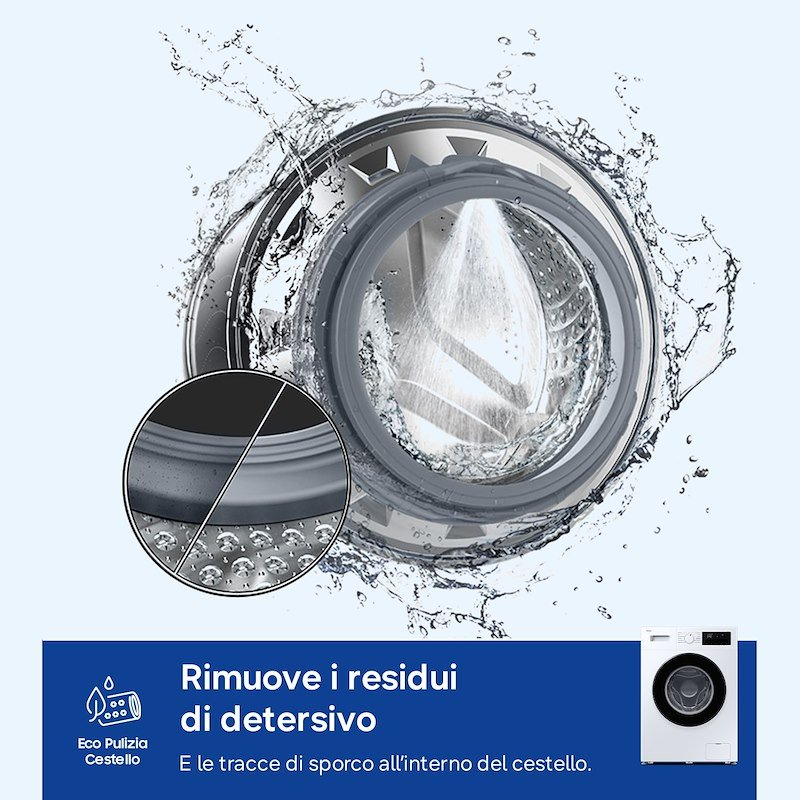 Samsung Lavatrice Ww90fg3m05awet Bianco