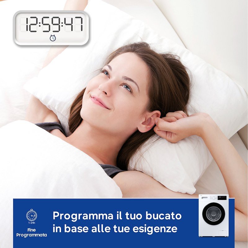 Samsung Lavatrice Ww90fg3m05awet Bianco