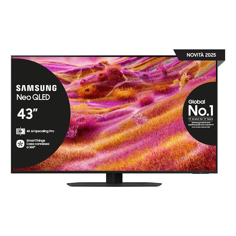 Samsung TV MINILED 43" Qe43qn90fatxzt Titan Black
