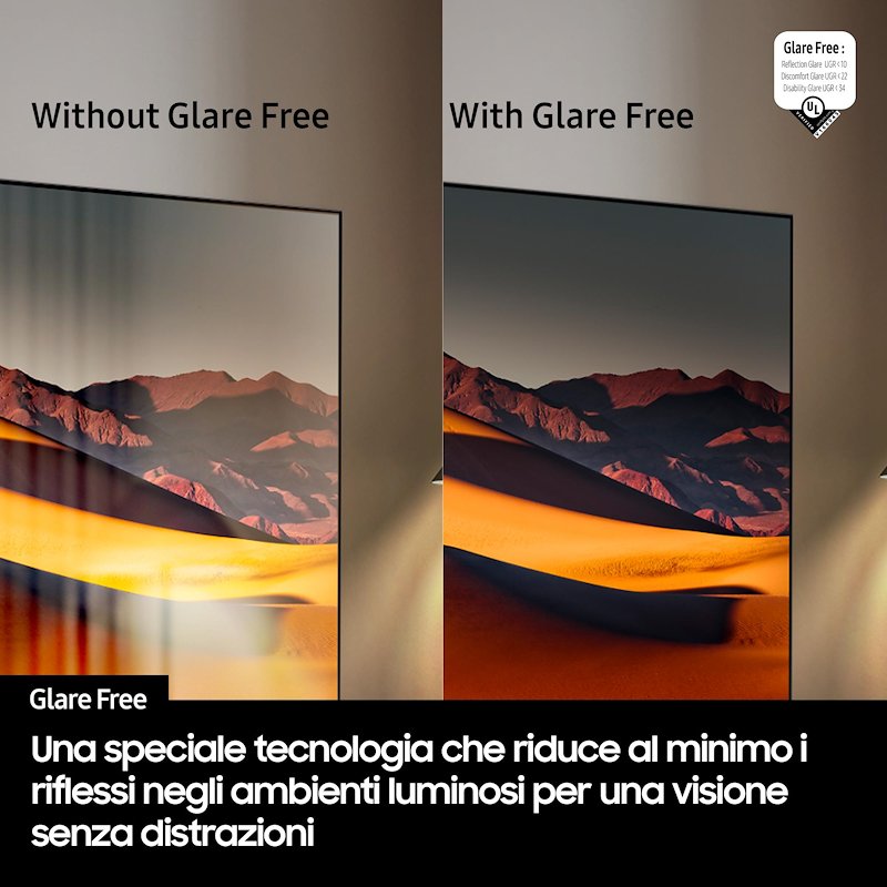 Samsung TV MINILED 43" Qe43qn90fatxzt Titan Black
