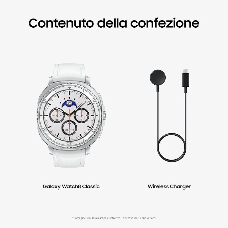 Samsung Smartwatch Galaxy Watch8 Classic 46mm White Bt
