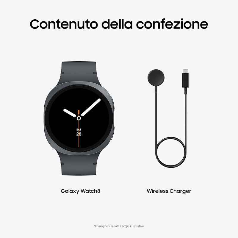 Samsung Smartwatch Galaxy Watch8 44mm Dark Grey