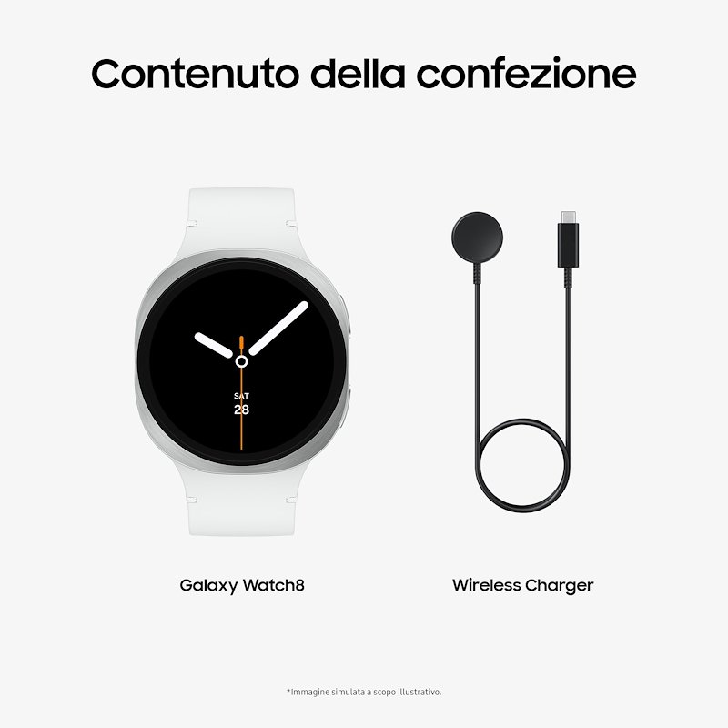 Samsung Smartwatch Galaxy Watch8 44mm Silver