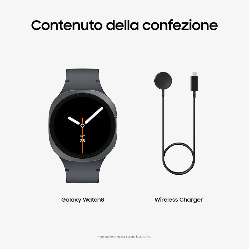 Samsung Smartwatch Galaxy Watch8 40mm Dark Grey