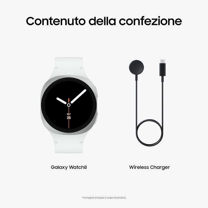 Samsung Smartwatch Galaxy Watch8 40mm Silver