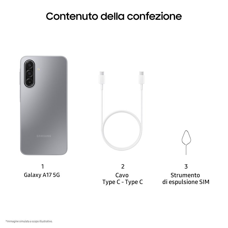 Samsung Smartphone Galaxy A17 5g 8/256gb Gray