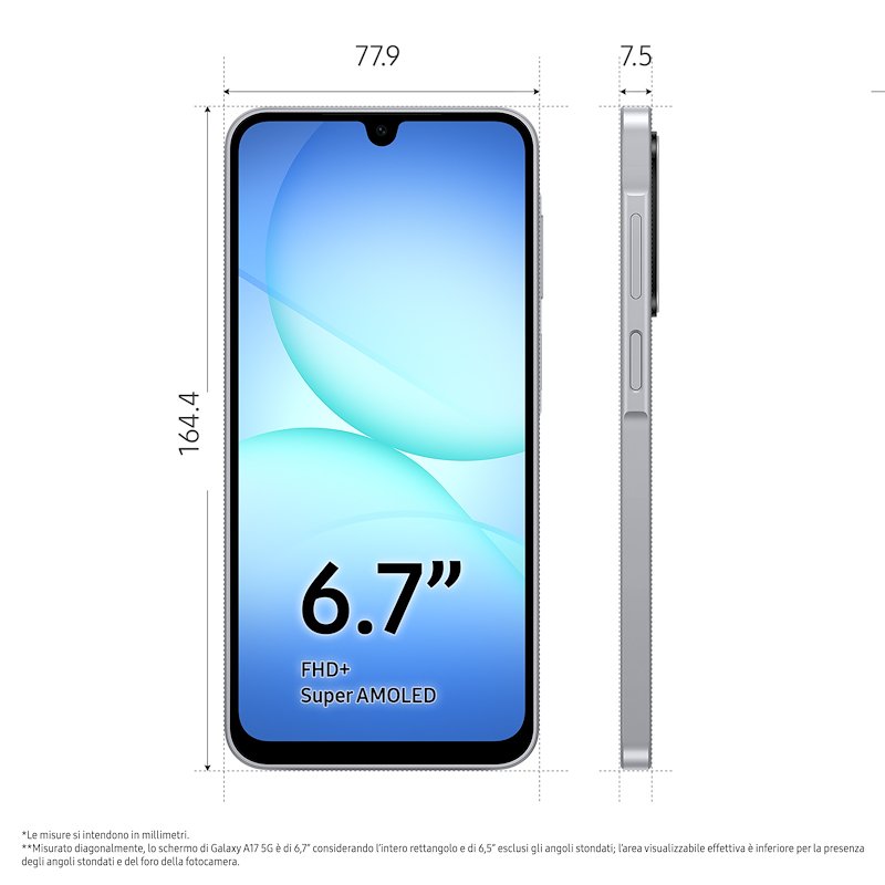 Samsung Smartphone Galaxy A17 5g 8/256gb Gray