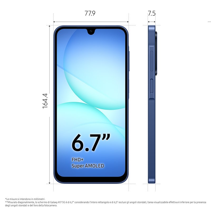 Samsung Smartphone Galaxy A17 5g 8/256gb Blue