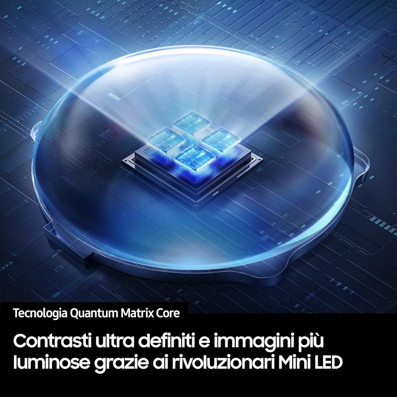 Samsung TV Mini Led 100'' QE100QN80FUXZT Carbon Silver