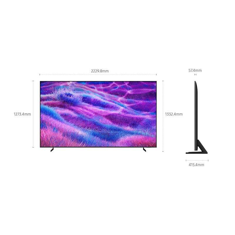 Samsung TV Mini Led 100'' QE100QN80FUXZT Carbon Silver