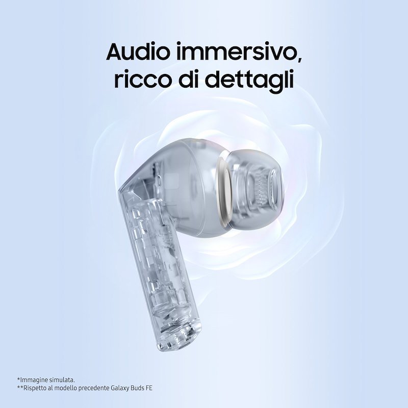 Samsung Galaxy Buds3 Fe Auricolari Wireless, Black - 4