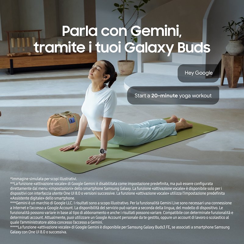 Samsung Auricolare GALAXY BUDS3 FE Black