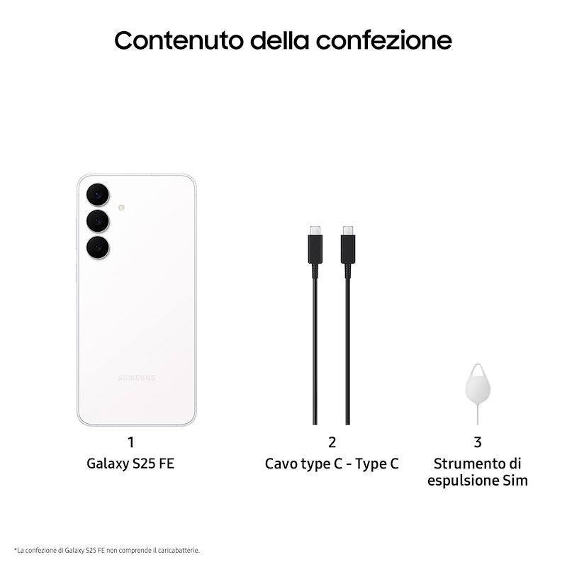 Samsung Smartphone S25 Fe 8/256gb White