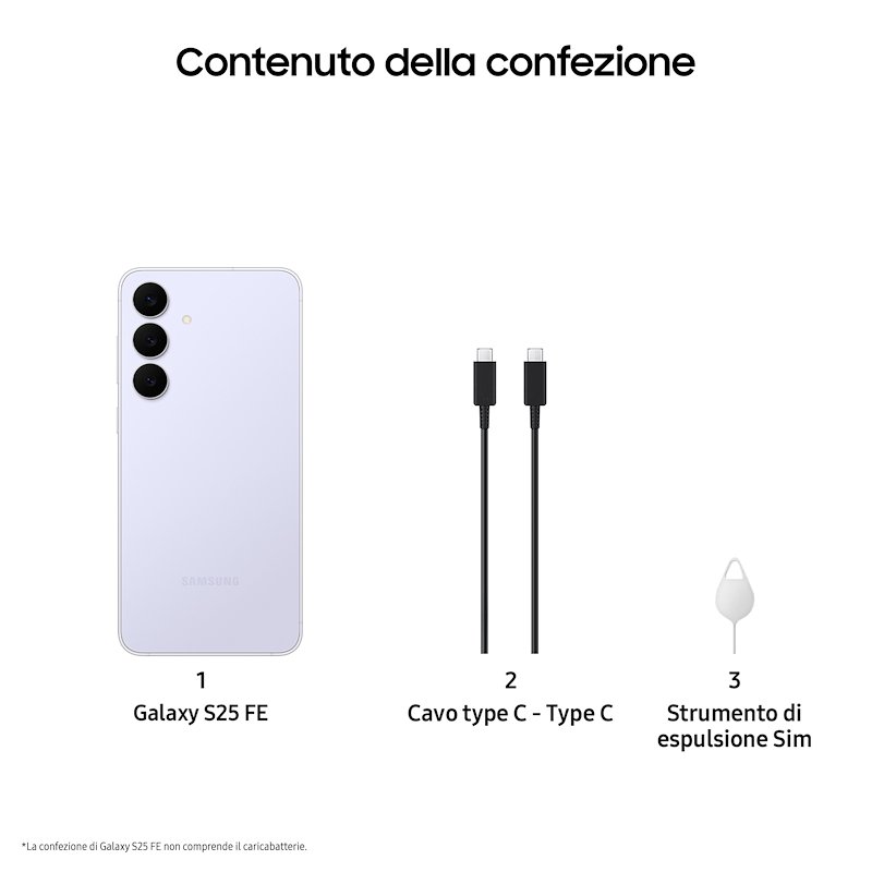 Samsung Smartphone S25 Fe 8/256gb  Icyblue