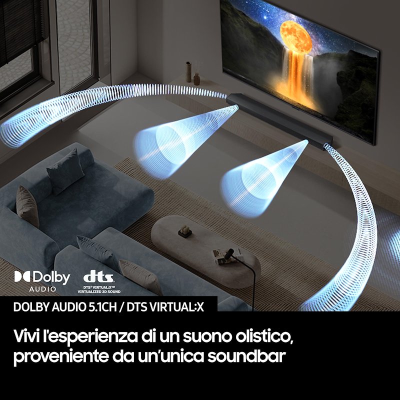 Samsung Soundbar Hw-b750f/zf Black