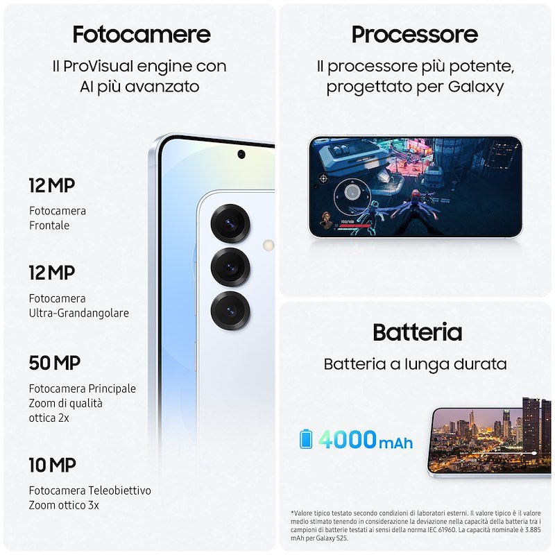 Samsung S25 12/ 256GB Blueblack