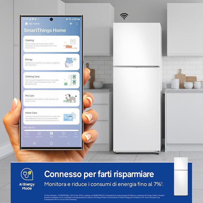Samsung Frigorifero combinato EcoFlex® AI RT31CG5624WWES