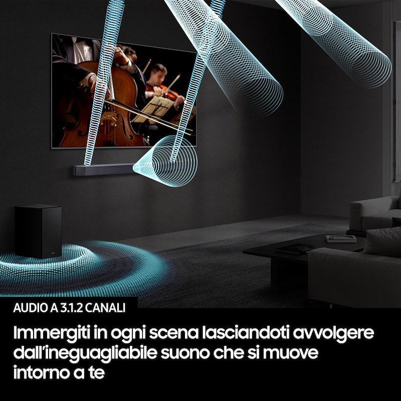 Samsung Soundbar + Subwoofer Hw-q600f/zf Titan Black