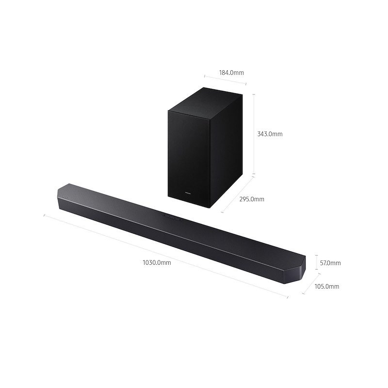 Samsung Soundbar + Subwoofer Hw-q600f/zf Titan Black