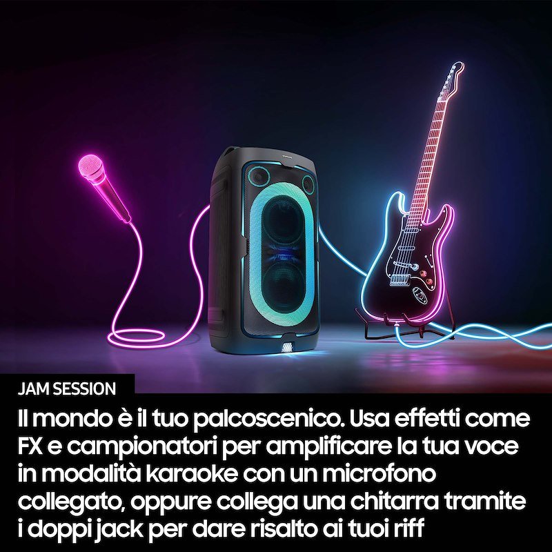 Samsung Diffusore Sound Tower PartyBox Mx-st40f/zf Nero