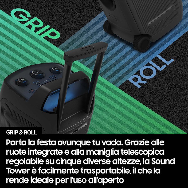 Samsung Diffusore Sound Tower PartyBox Mx-st50f/zf Nero