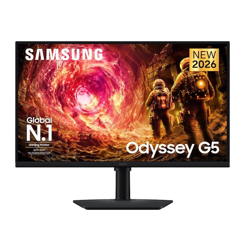 Samsung Monitor gaming 27" Odyssey G5 Ls27fg502euxen