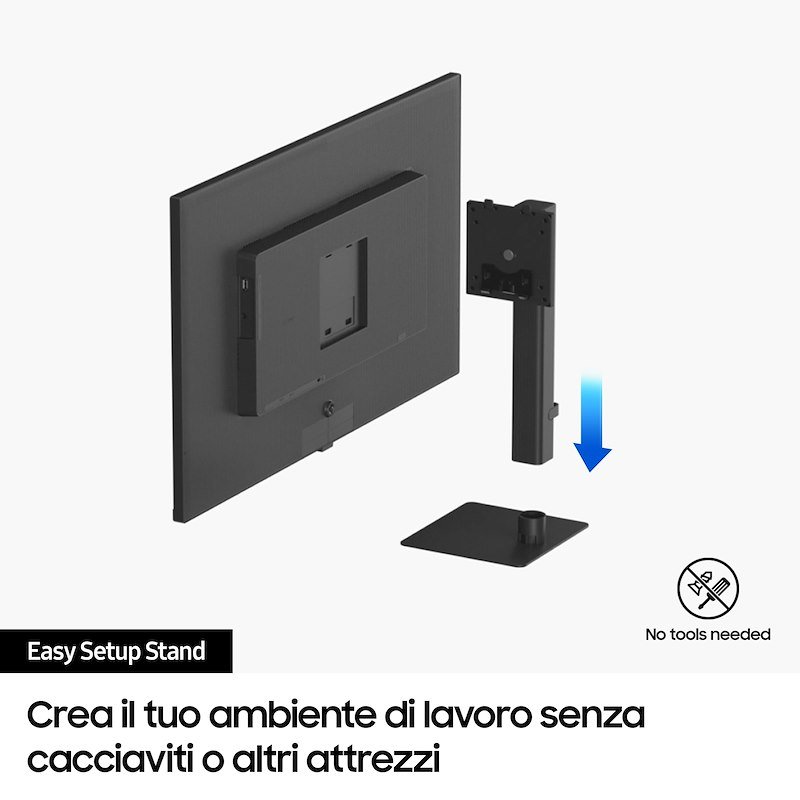 Samsung Monitor 32'' UHD Flat HRM ViewFinity S7 - S70D Ls32d700eauxen