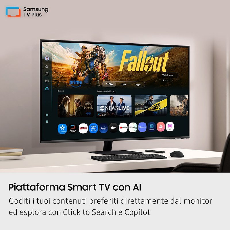 Samsung M7 Smart Monitor 43" UHD - M70F Ls43fm702uuxen