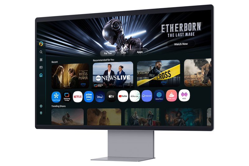 Samsung Smart Monitor M9 Ls32fm900suxen 32" Argento