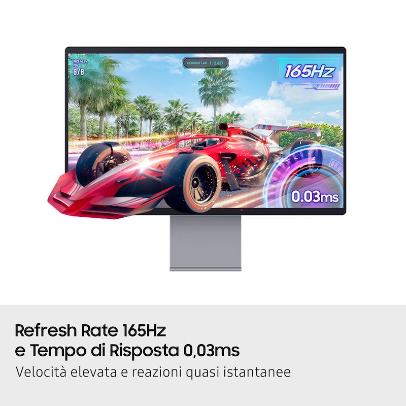 Samsung Smart Monitor M9 Ls32fm900suxen 32" Argento