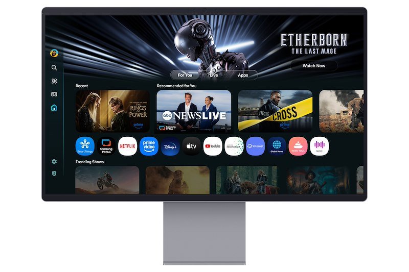 Samsung Smart Monitor M9 Ls32fm900suxen 32" Argento