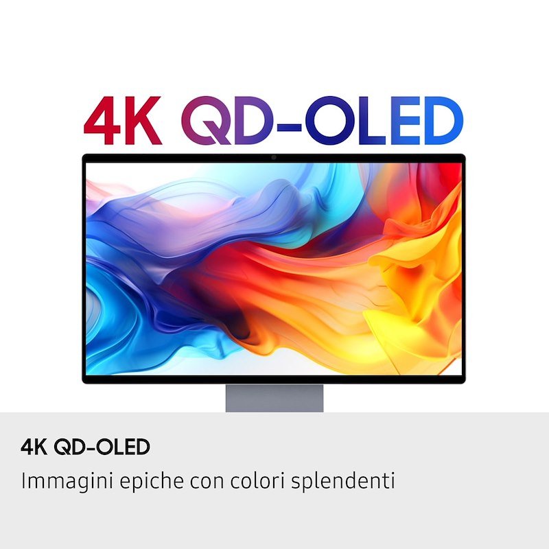 Samsung Smart Monitor M9 Ls32fm900suxen 32" Argento