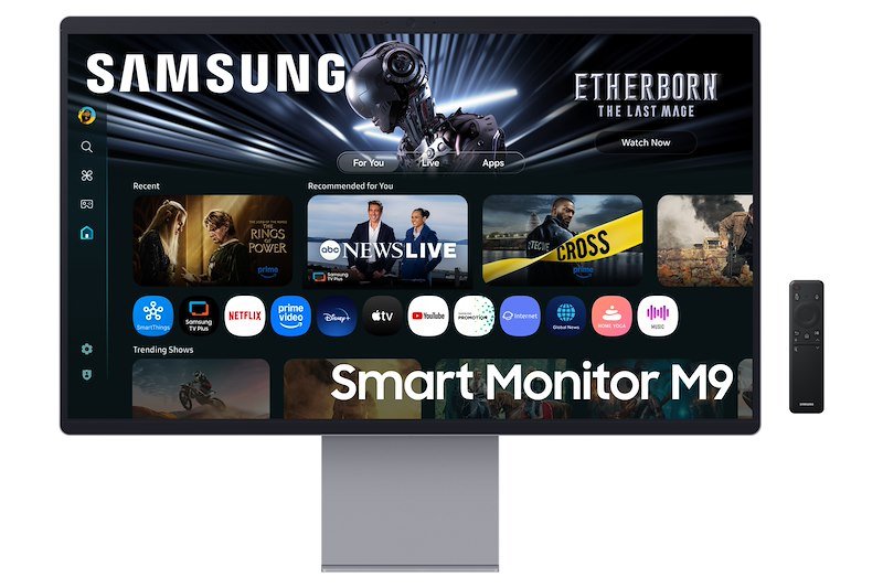Samsung Smart Monitor M9 Ls32fm900suxen 32" Argento
