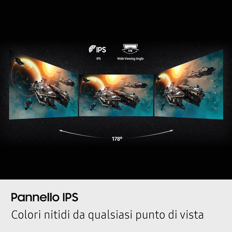 Samsung Monitor Gaming  27"  Odyssey G5 - G53F QHD Flat Ls27fg530euxen Black