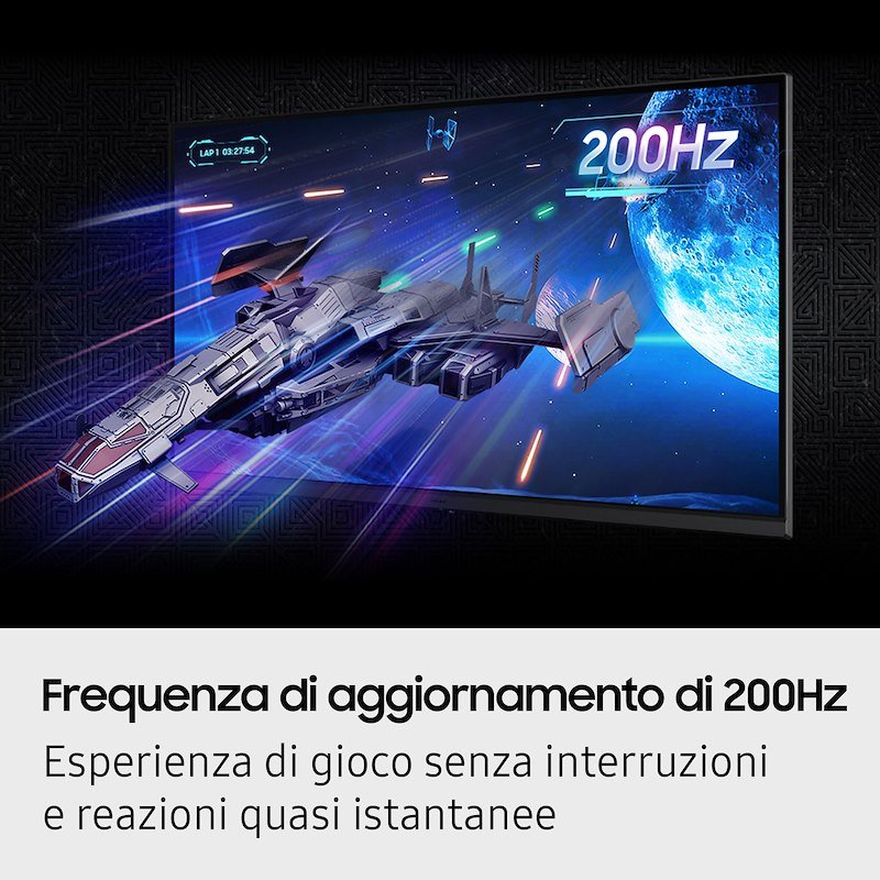 Samsung Monitor Gaming  27"  Odyssey G5 - G53F QHD Flat Ls27fg530euxen Black