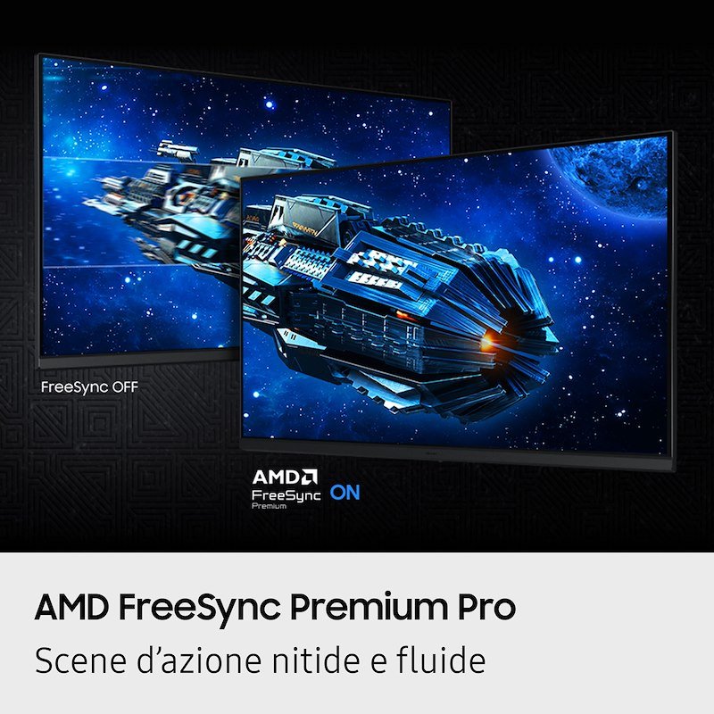 Samsung Monitor Gaming  27"  Odyssey G5 - G53F QHD Flat Ls27fg530euxen Black