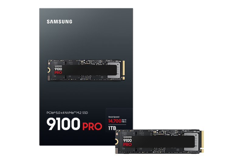 Samsung SSD M.2 1TB  9100 PRO PCIe® 5.0 NVMe™ M.2 Mz-vap1t0bw