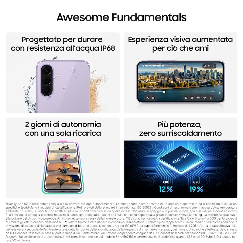 Samsung Galaxy A37 5G 8/256GB White